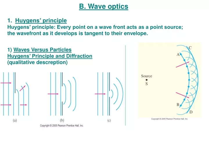 b wave optics