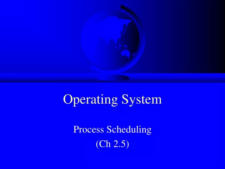 operating system