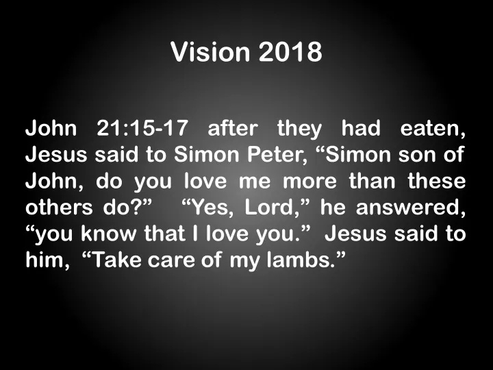 vision 2018