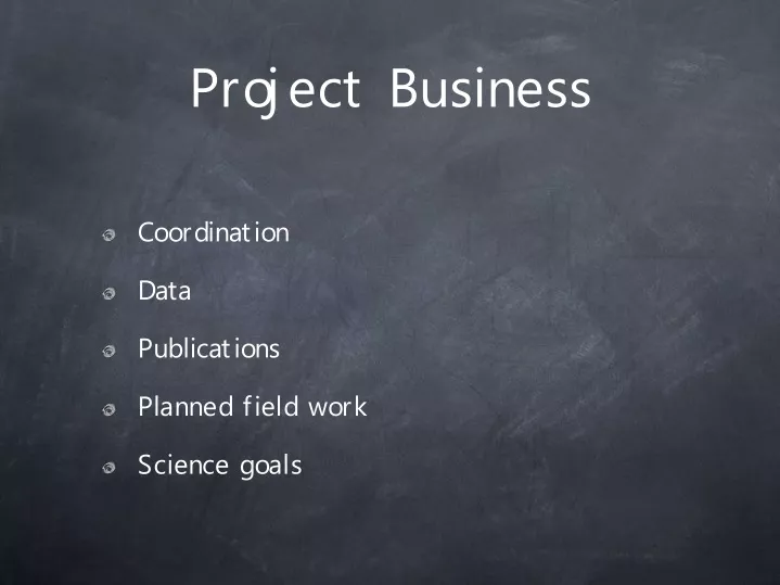 project business