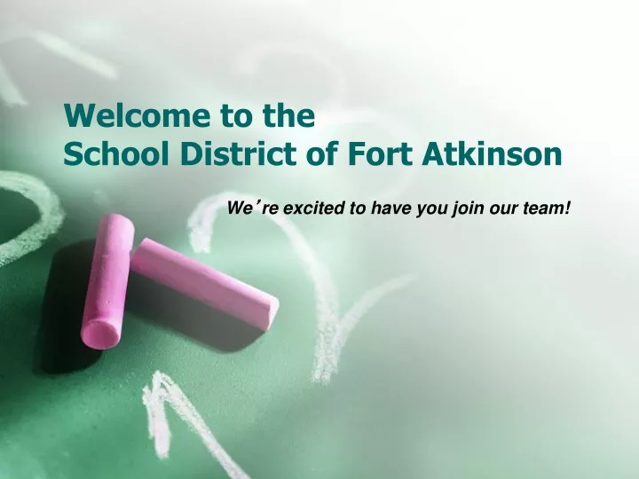 welcome to the school district of fort atkinson