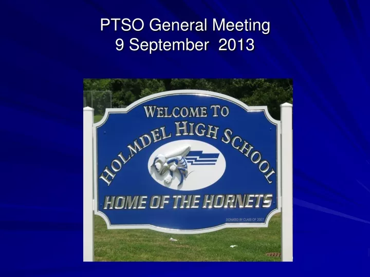 ptso general meeting 9 september 2013