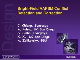 Bright-Field AAPSM Conflict Detection and Correction