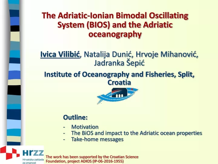 the adriatic ionian bimodal oscillating system