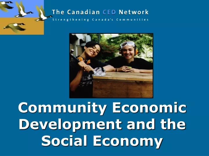 community economic development and the social
