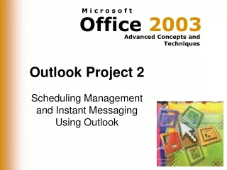 Outlook Project 2