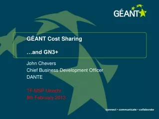GÉANT Cost Sharing …and GN3+