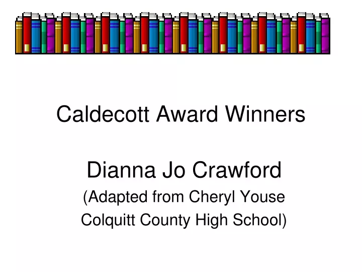 caldecott award winners
