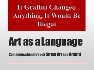 Art as a Language