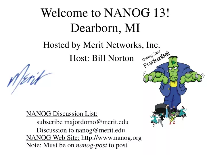 welcome to nanog 13 dearborn mi