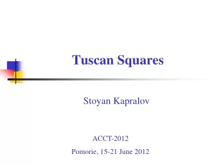Tuscan Squares
