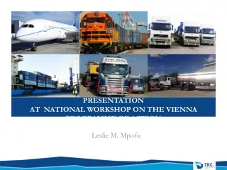 PRESENTATION  AT  NATIONAL WORKSHOP ON THE VIENNA PROGRAMME OF ACTION