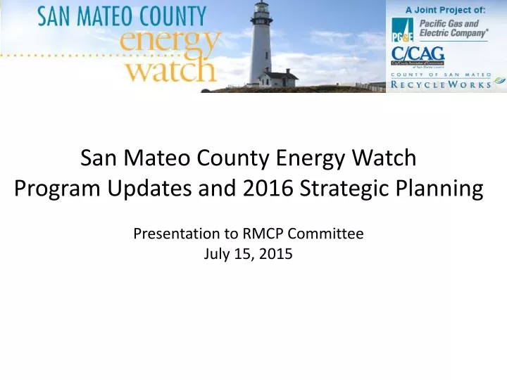san mateo county energy watch program updates