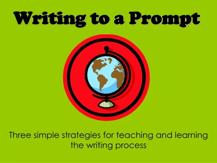 writing to a prompt