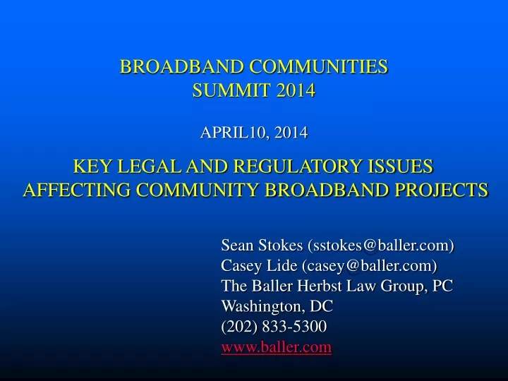 broadband communities summit 2014 april10 2014