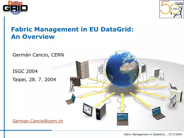 fabric management in eu datagrid an overview