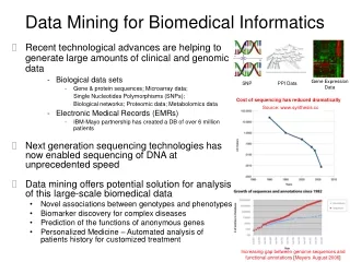 Data Mining for Biomedical Informatics