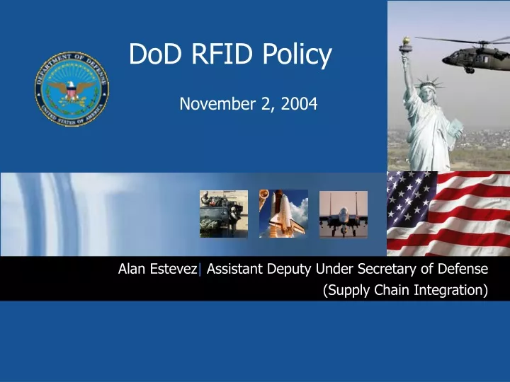 dod rfid policy november 2 2004