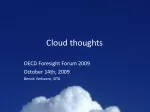 Cloud  thoughts - slide 1