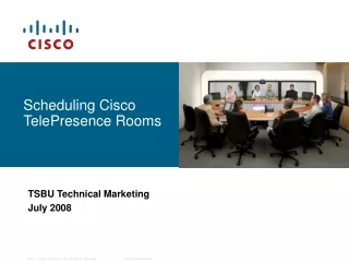 Scheduling Cisco TelePresence Rooms
