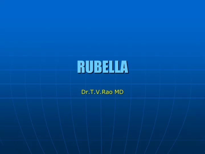 rubella