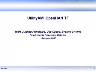 UtilityAMI OpenHAN TF