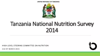 Tanzania National Nutrition Survey 2014