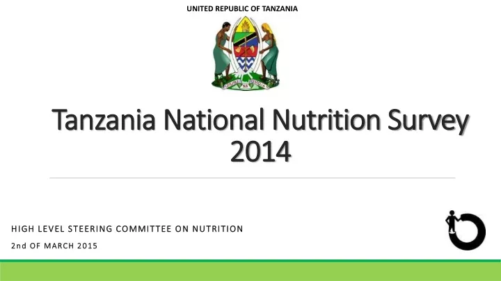 tanzania national nutrition survey 2014