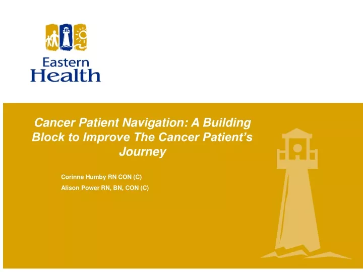 cancer patient navigation a building block