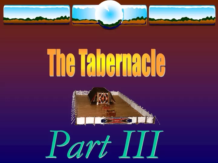 the tabernacle