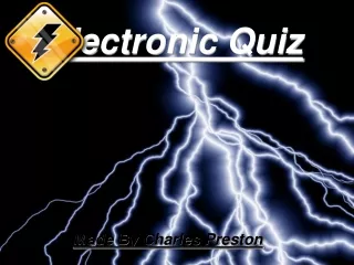 Electronic Quiz