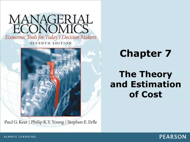 chapter 7 the theory and estimation of cost
