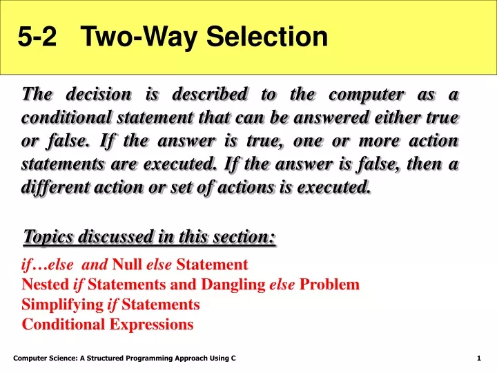 5 2 two way selection