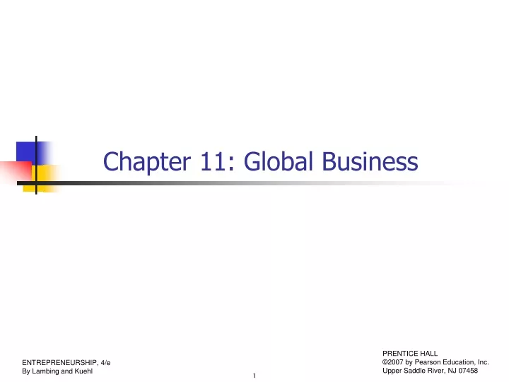 chapter 11 global business