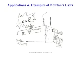 Applications &amp; Examples of Newton’s Laws