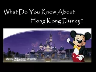 Hong Kong Disneyland Resort