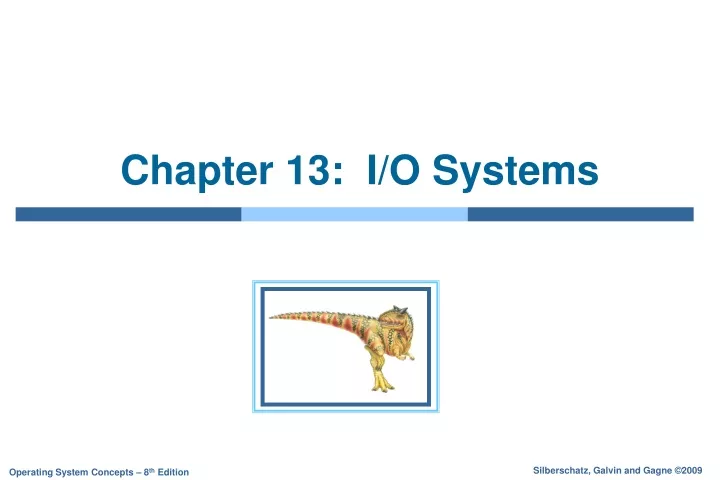 chapter 13 i o systems