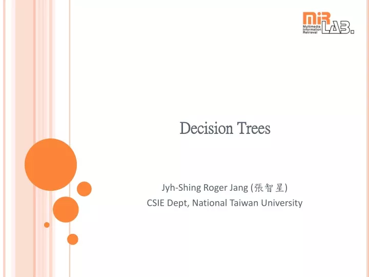 decision trees