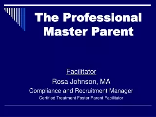 The Professional  Master Parent