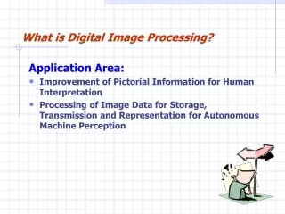 What is Digital Image Processing?
