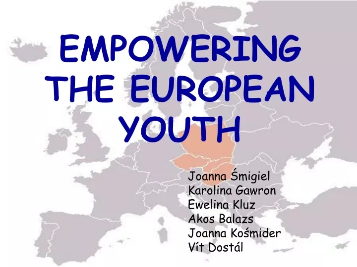 empowe ring the european youth