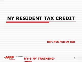 NY RESIDENT TAX CREDIT