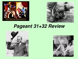 Pageant 31+32 Review