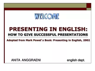 PRESENTING IN ENGLISH: