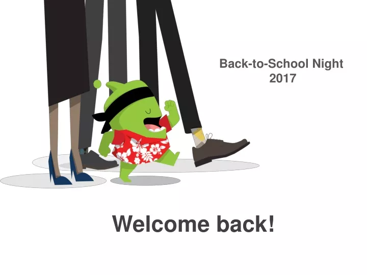 back to school night 2017