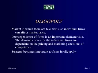 OLIGOPOLY