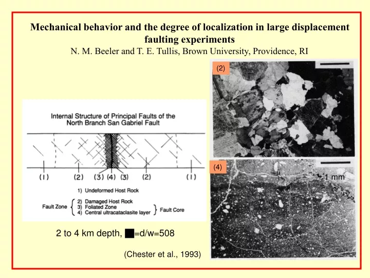 mechanical behavior and the degree