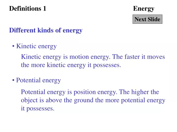 definitions 1