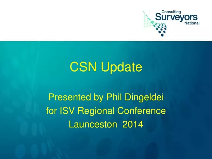 csn update