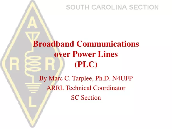 broadband communications over power lines plc